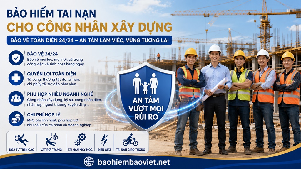 bao hiem tai nan cho cong nhan xay dung
